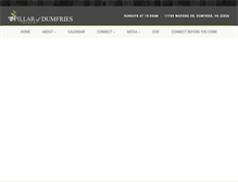 Tablet Screenshot of pillardumfries.com